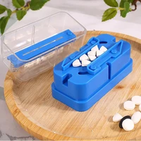 1pc pill cutter medicine box pill cutting splitter drugs tablet cutter divider for personal health care new arrival