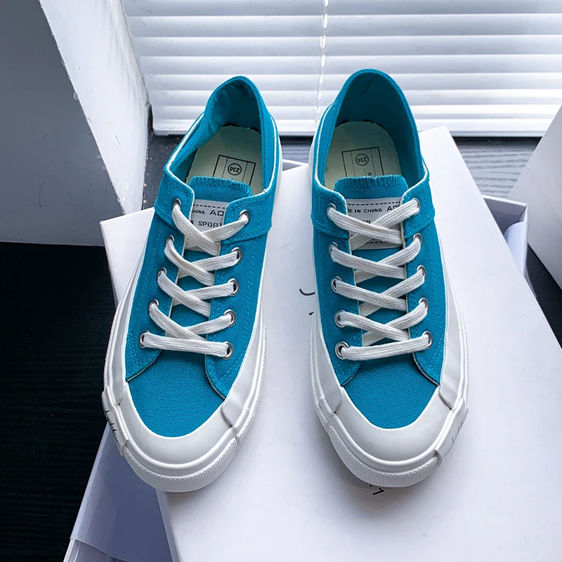 

2021 summer new ins canvas shoes women's two wear lazy casual board shoes women's fashion Korean version