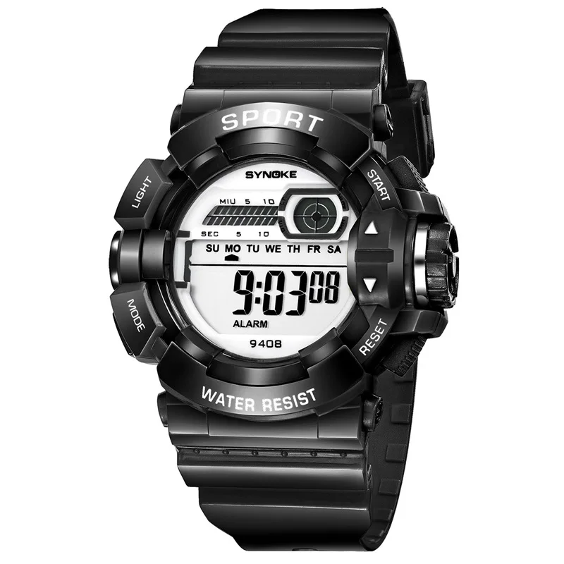 

SYNOKE Kids Watch Gifts for Boys Digital Watch Colored Watches Girl Sports Shock Resistant LED Display Stop Watch Children