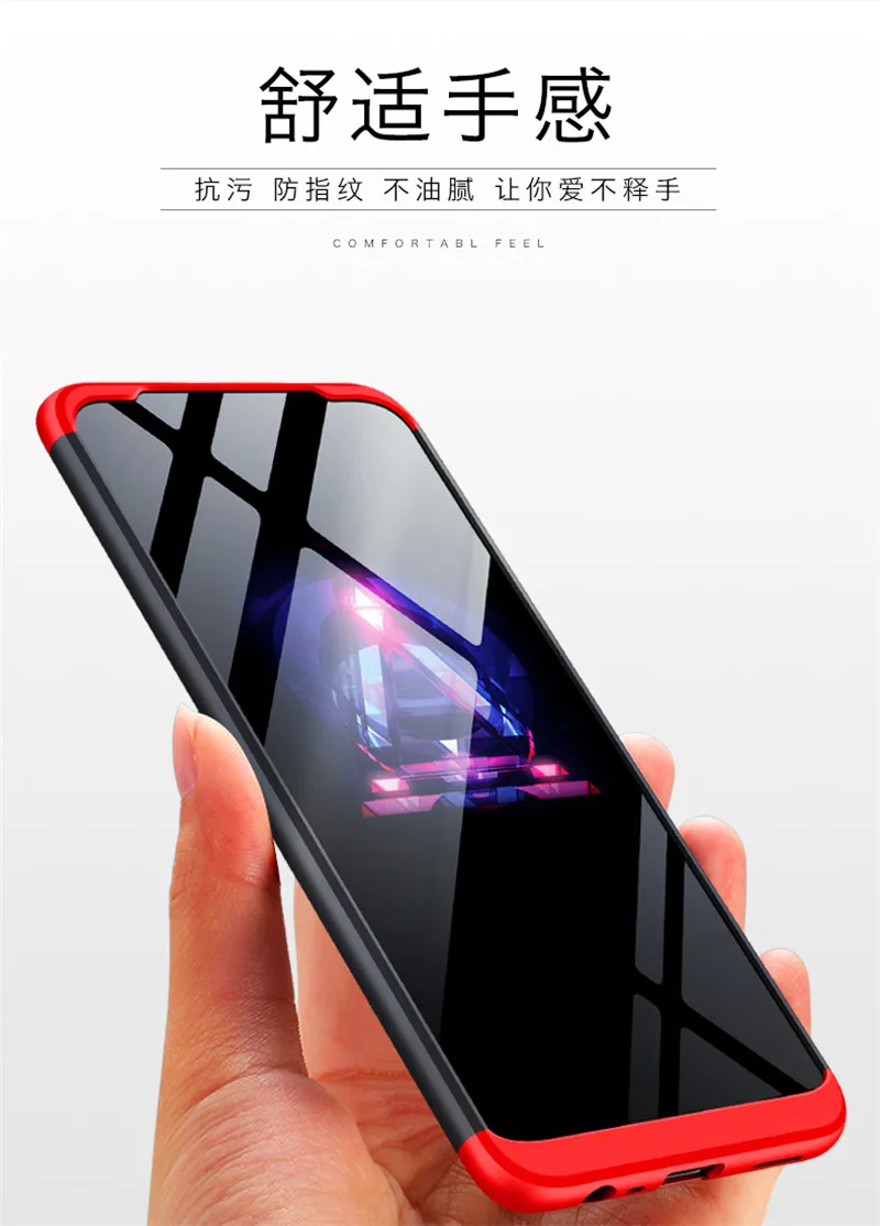 Чехол Oppo A5 2020 A11 A11X чехол с полным покрытием на 360 градусов противоударный матовый