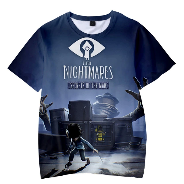 

New Little Nightmares 2 Cosplay T-shirt Six t-shirt terylene Summer Kids 3D Printing Tops Tees