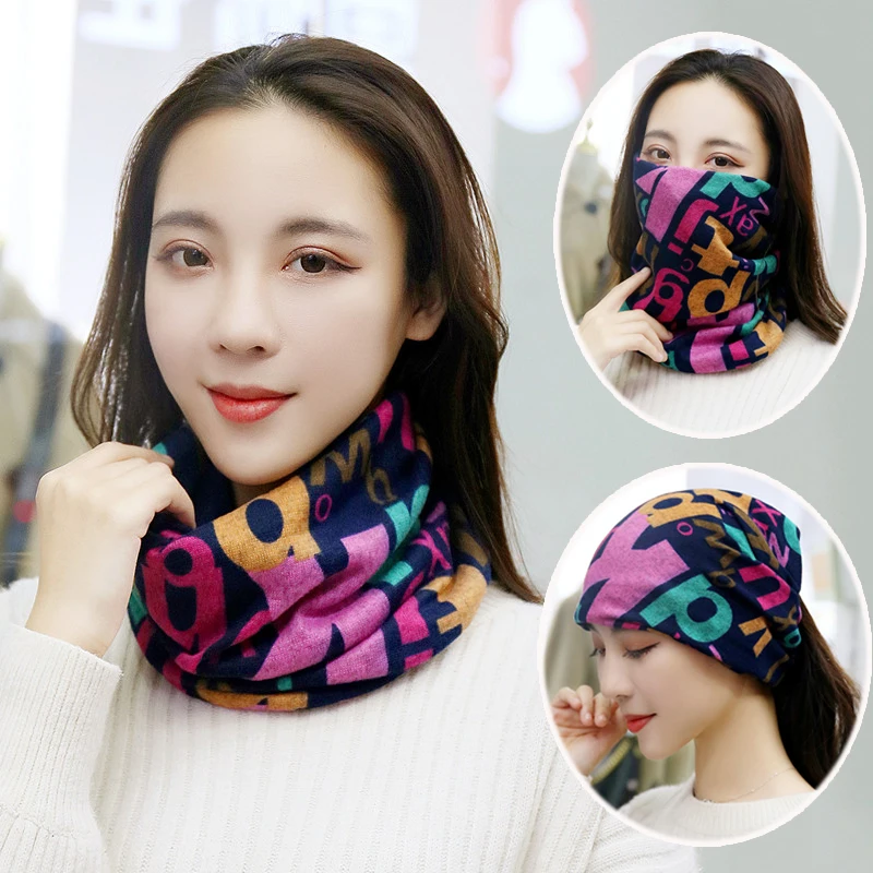 Зимняя термо шеи Gaiter Бандана Половина лица маска для защиты холодная погода