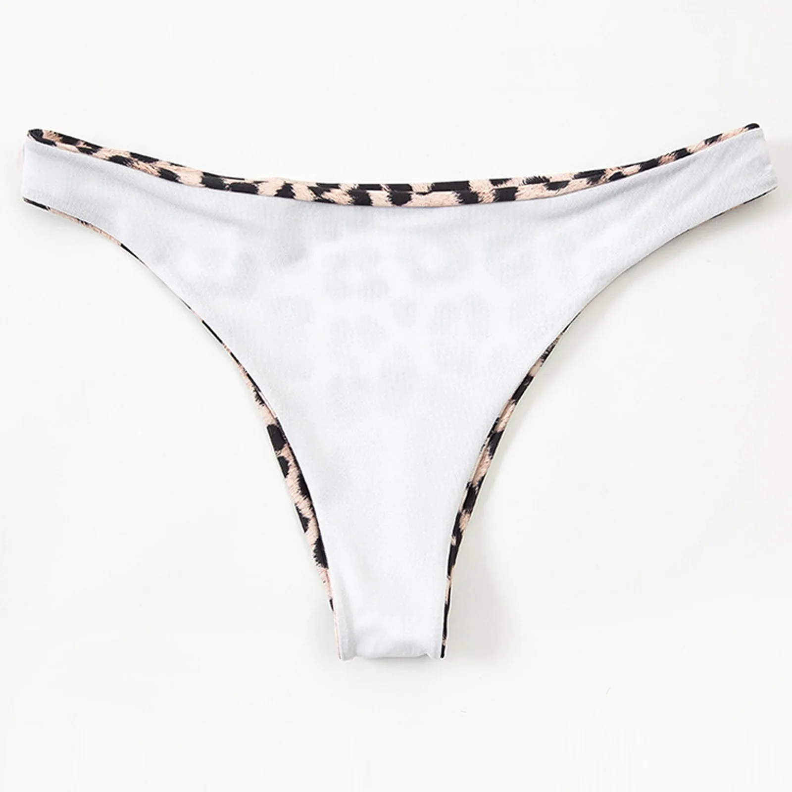 

Women Leopard Printing Push-Up Padded Bra Bikini Beach Set Halter Sexy Brazilian Swimsuit Women Swimwear Beach Wear Suit #13