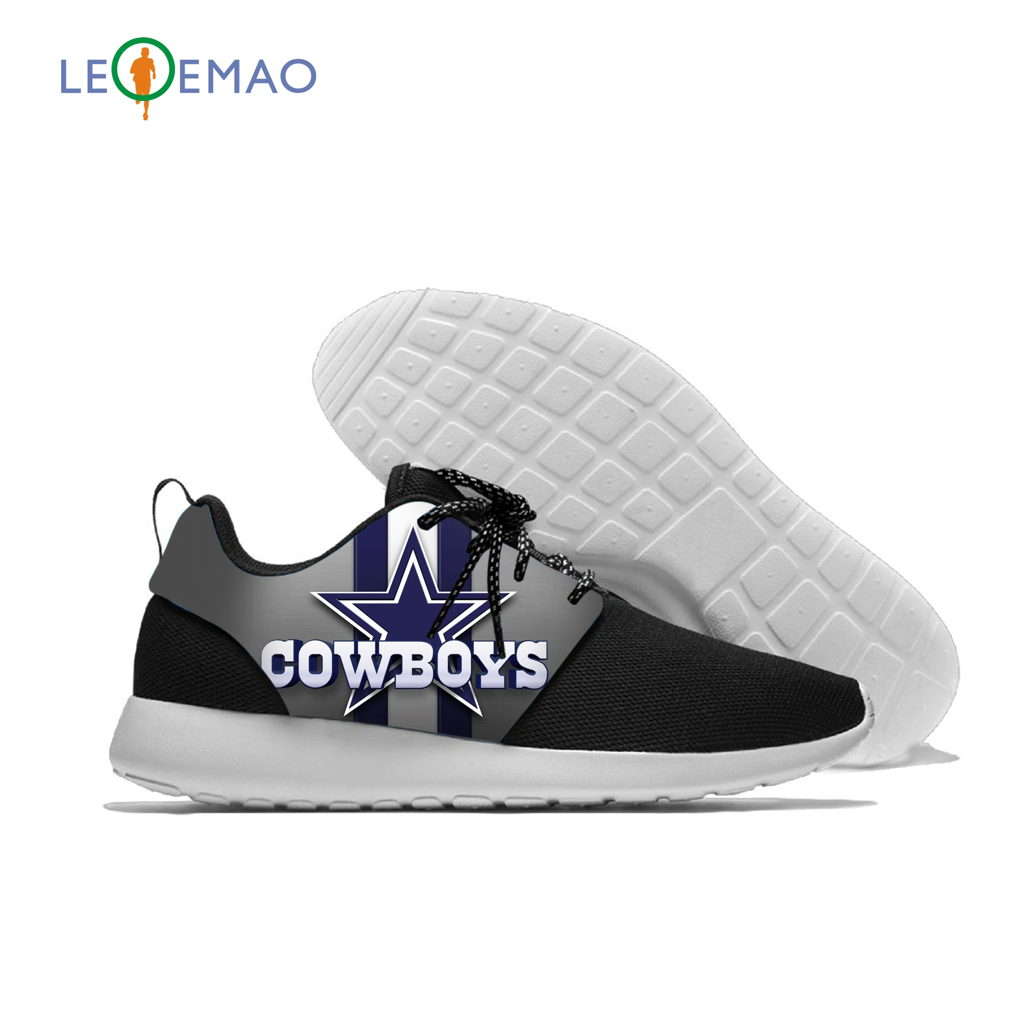 

2020 miami Men's women Cowboys 2019 bowl LIV Champions fashion Lightweight low Top Breathable Sneakers for Dallas fans gift