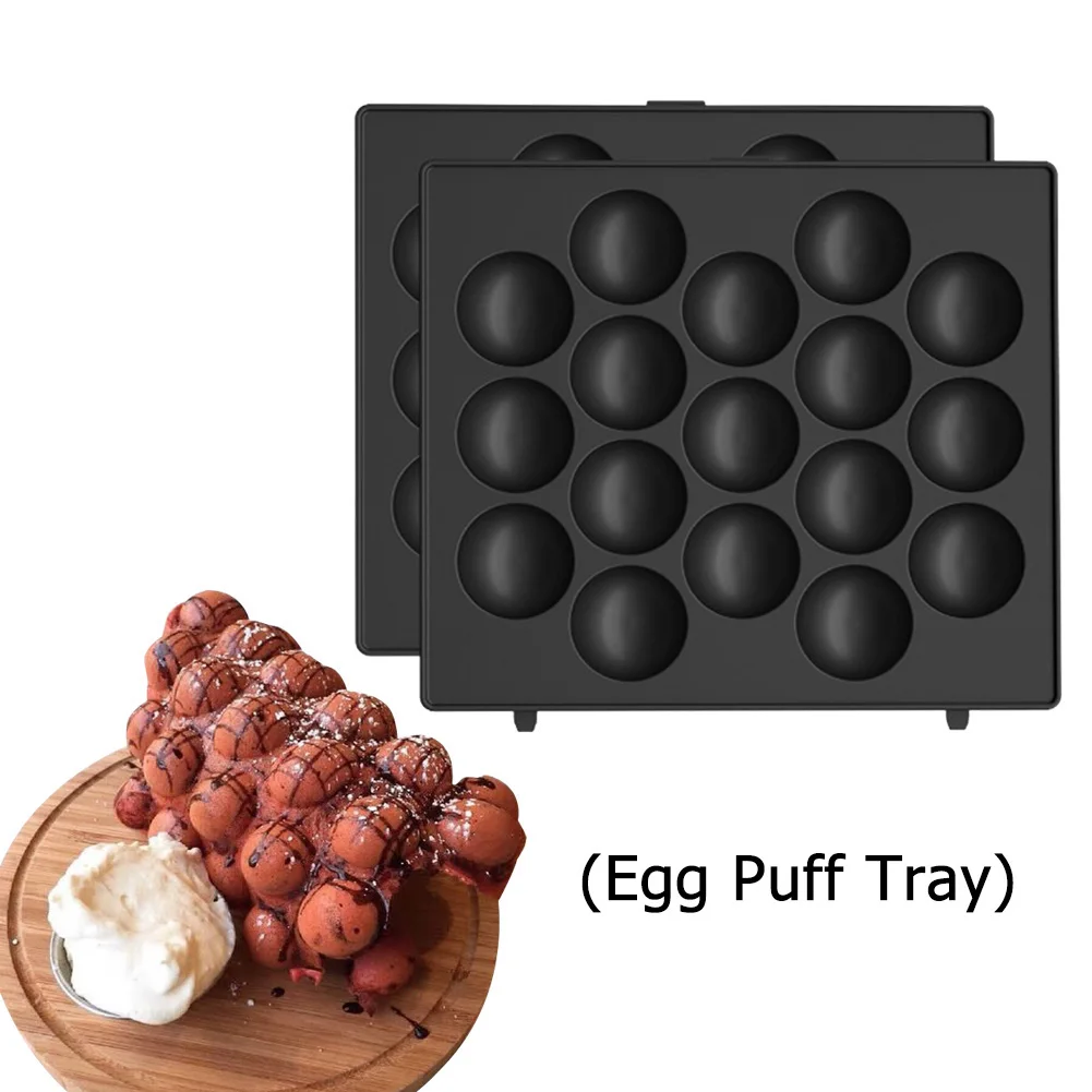 

Multifunctional Electric Waffle Breakfast Machine Maker Sandwich Doughnut Cake for Household Kitchen Easy Supplies