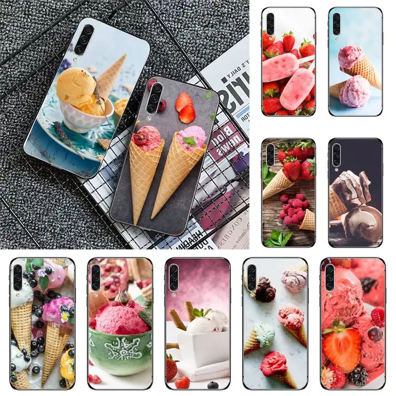 

Ice Cream delicious food Phone Case For Samsung galaxy A S note 10 12 20 32 40 50 51 52 70 71 72 21 fe s ultra plus