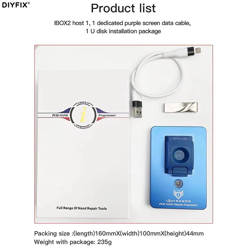 iBOX2 Hard Disk Programmer Support 6-11PM iPad Mini-Pro2 One Key Purple Screen Read Write Unbind Wifi BGA110 Test Tool | Инструменты
