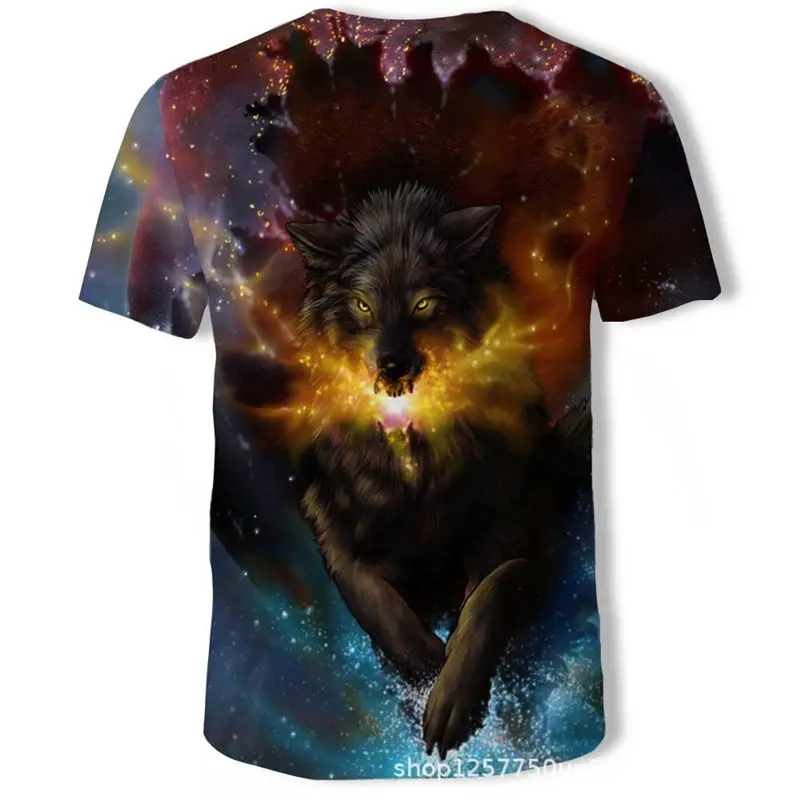 Футболка с объемным изображением волка синяя розовая футболка молнией для