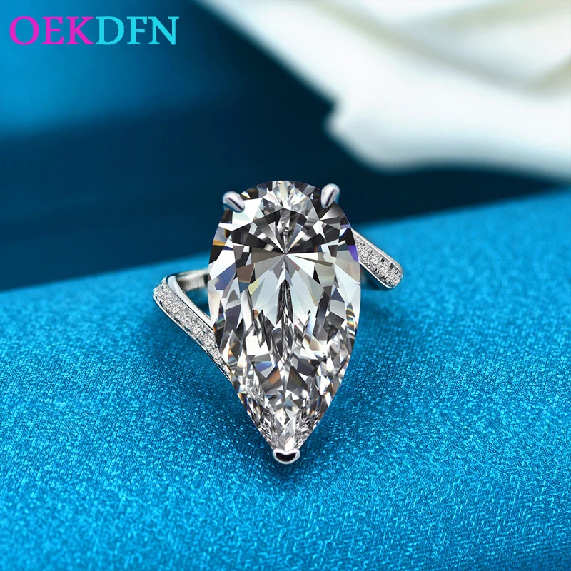 

OEKDFN Brand Design 925 Sterling Silver Ring For Women Created High Carbon Diamond Engagement Wedding Jewelry Women Rings Gift