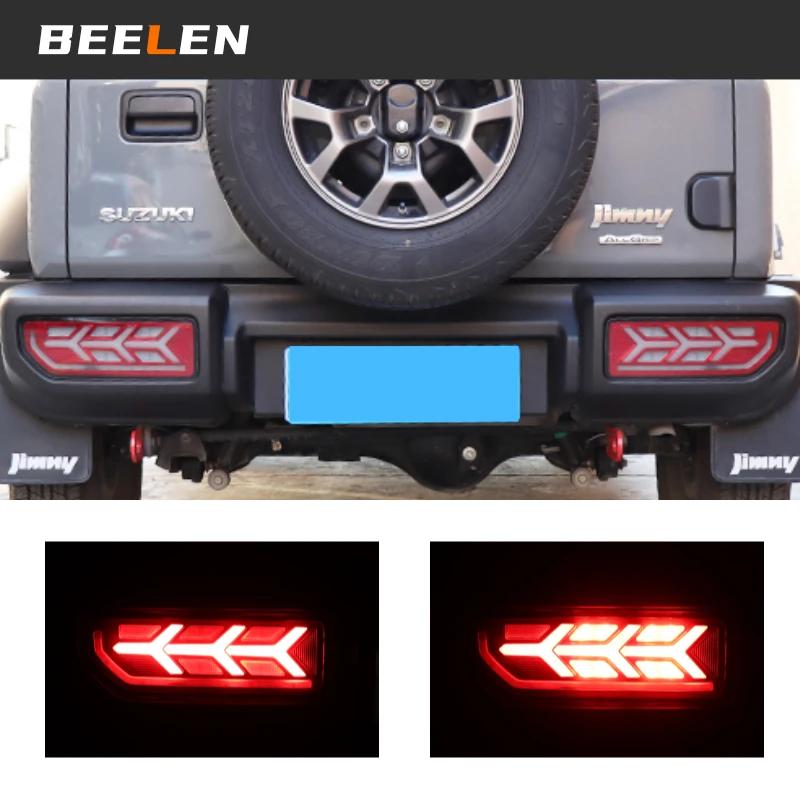 

2pcs Dynamic LED Reflector Tail Lamp Taillight Rear Lamp Brake Light Flowing Turn Signal Light For Suzuki Jimny JB64 JB74w 2019