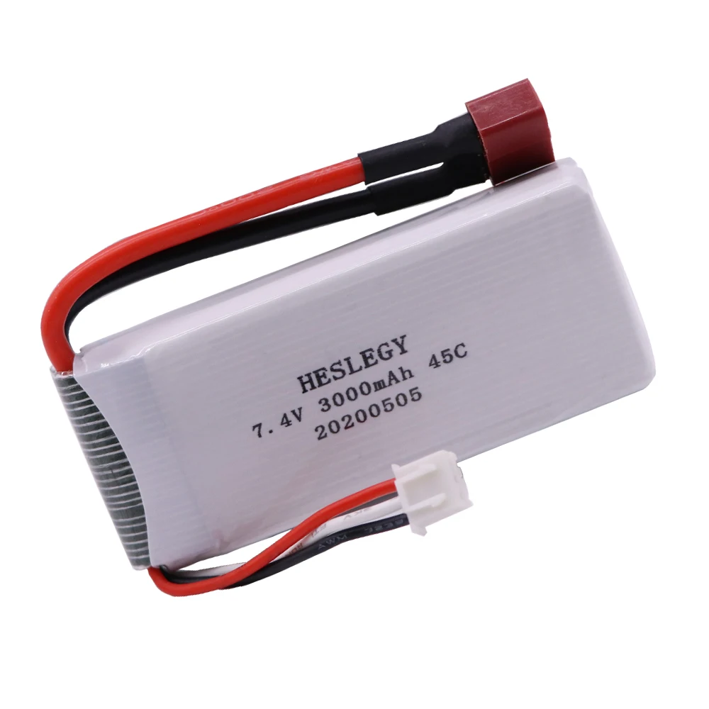 7 4 В 3000 мАч Lipo battery 2S T/SM/Банановая вилка для Syma X8C X8W X8G X8 RC Quadcopter 12428 12423 Аксессуары