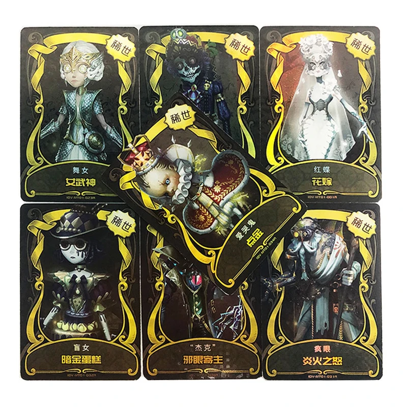 

Identity V Cards Inspiration Golden Rare Game Kids Toys Collection Christmas Gift