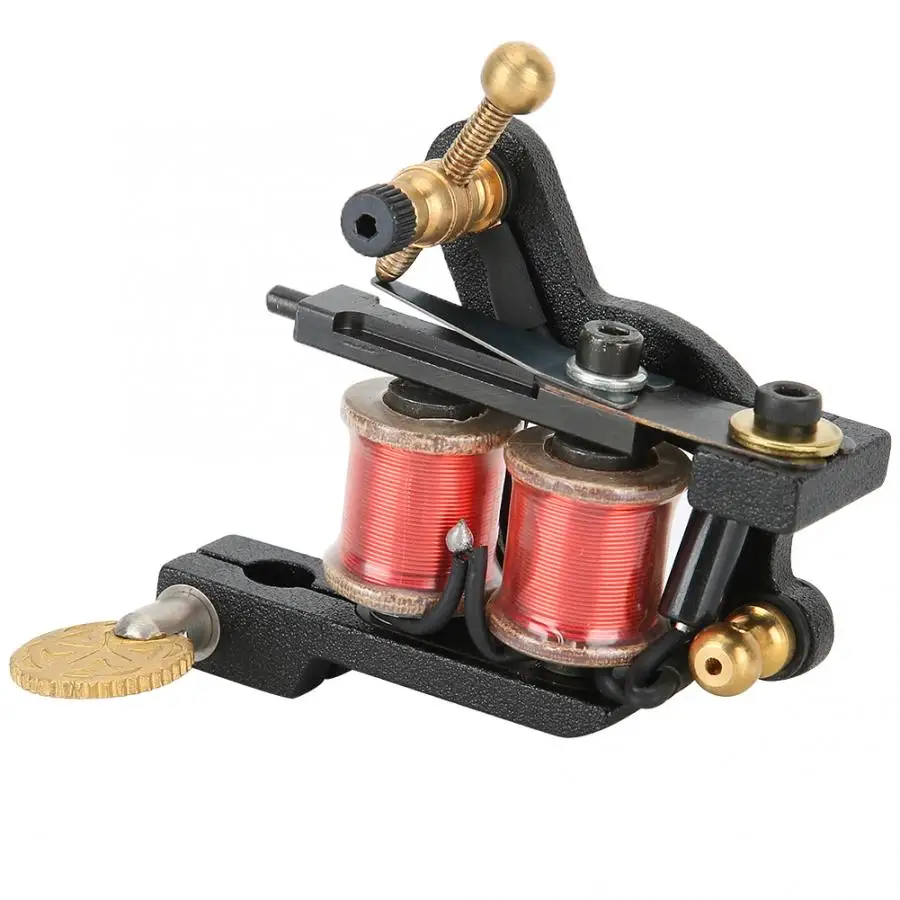 Пространства Алюминий Индукционная тату машинка устройство для татуажа тела