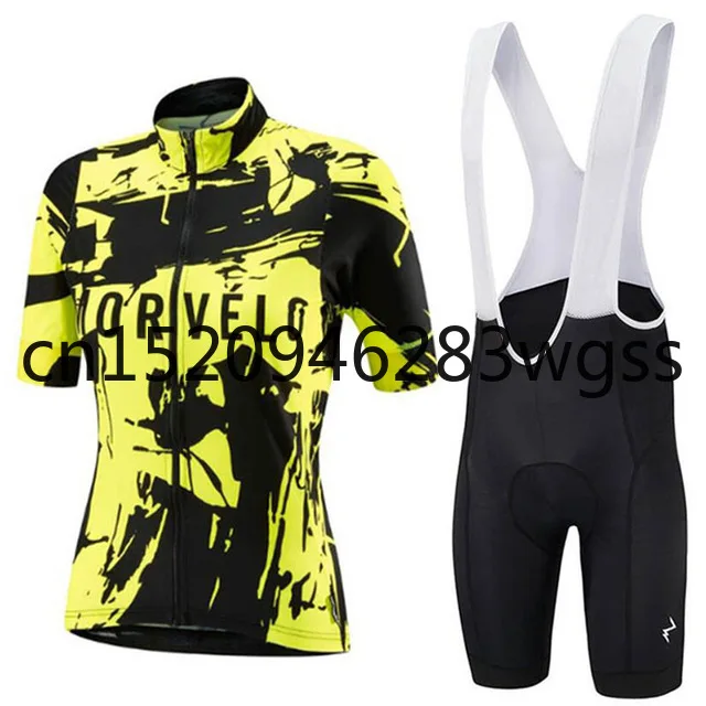 Женский костюм с коротким рукавом Morvelo профессиональный летний для велоспорта