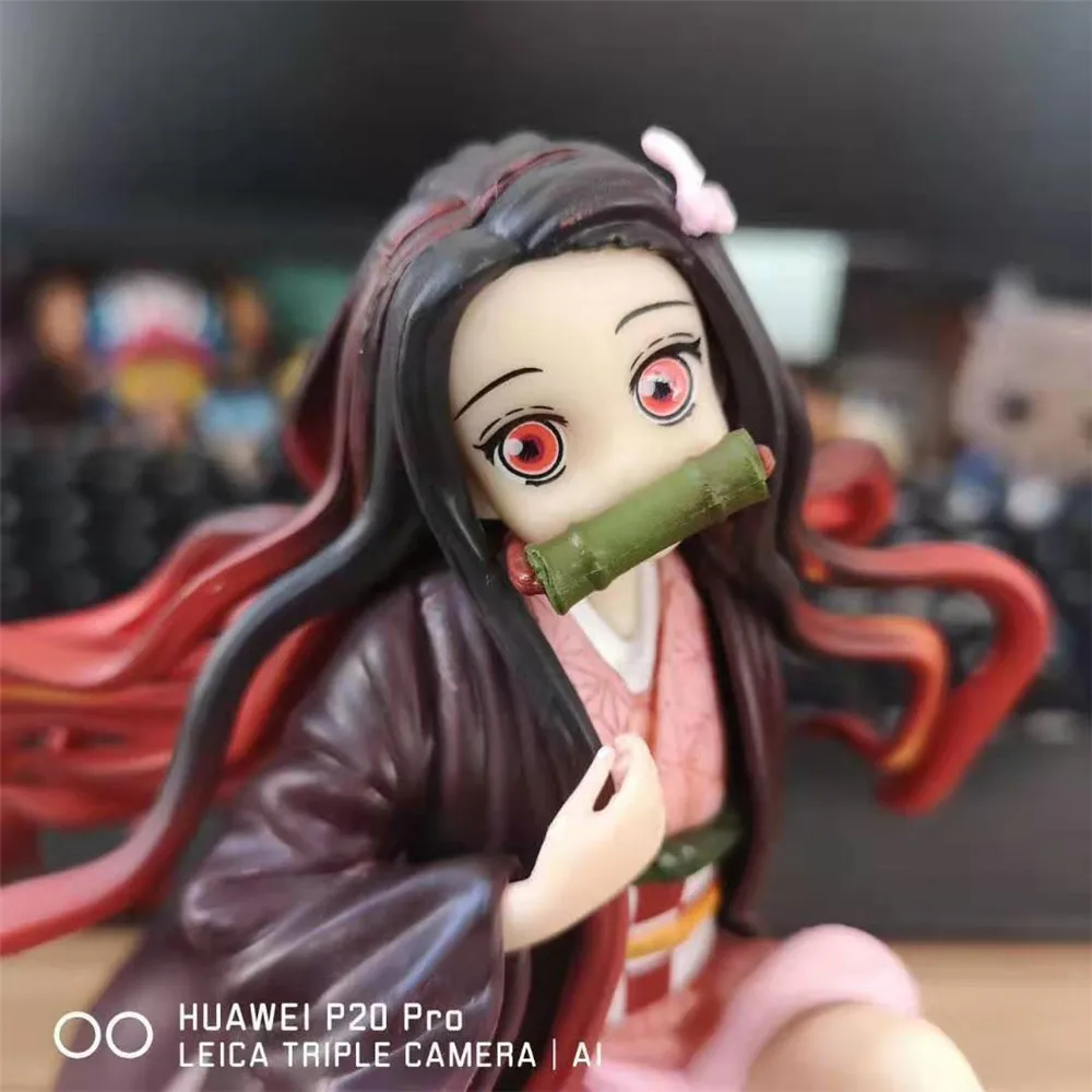 Kimetsu no Yaiba фигурки героев аниме Kamado Tanjirou Nezuko Demon Slayer Zenitsu фигурка коллекционера Рождественская демоническая игрушка кукла