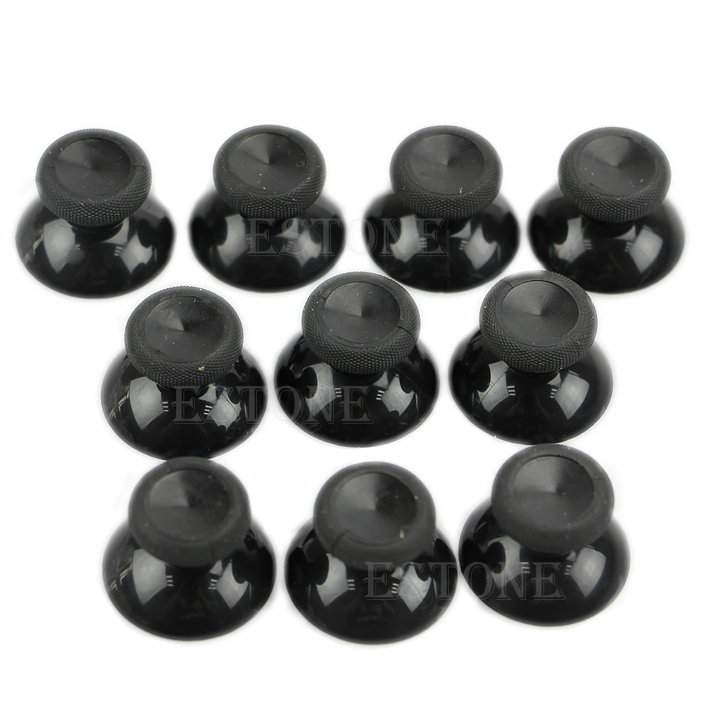 

10pc Replacement Analog Thumbstick Thumb Stick for Controller Black New