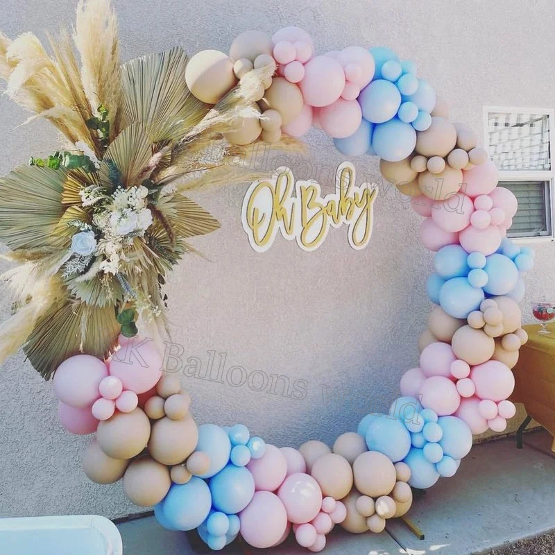 

Globos 5/10inch Pink Blue Birthday 150pcs Latex Balloons Garland Arch Kit Inflatable Balls Air Wedding Baby Shower Party Decors
