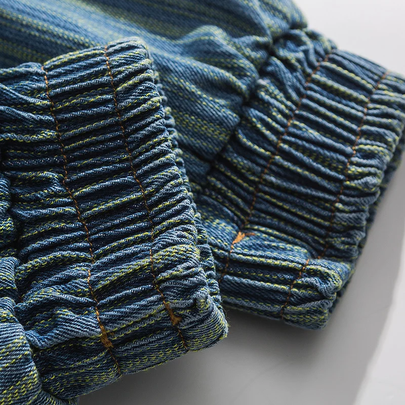 

Aolamegs Japanese Casual Jackets Men Spring Embroidery Distressed Coat Couple Retro Striped Outwear Harajuku Hip Hop Streetwear