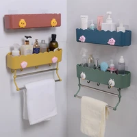 bathroom shelves no drill corner shelf shower storage box rack holder towel bathroom organizer multifunctional accessories