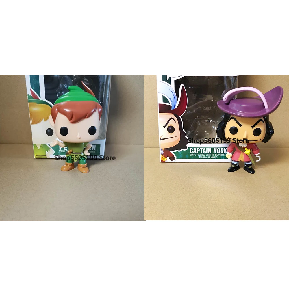 Поп Капитан Крюк Питер Пэн с коробкой фигурку Коллекционная модель игрушки для