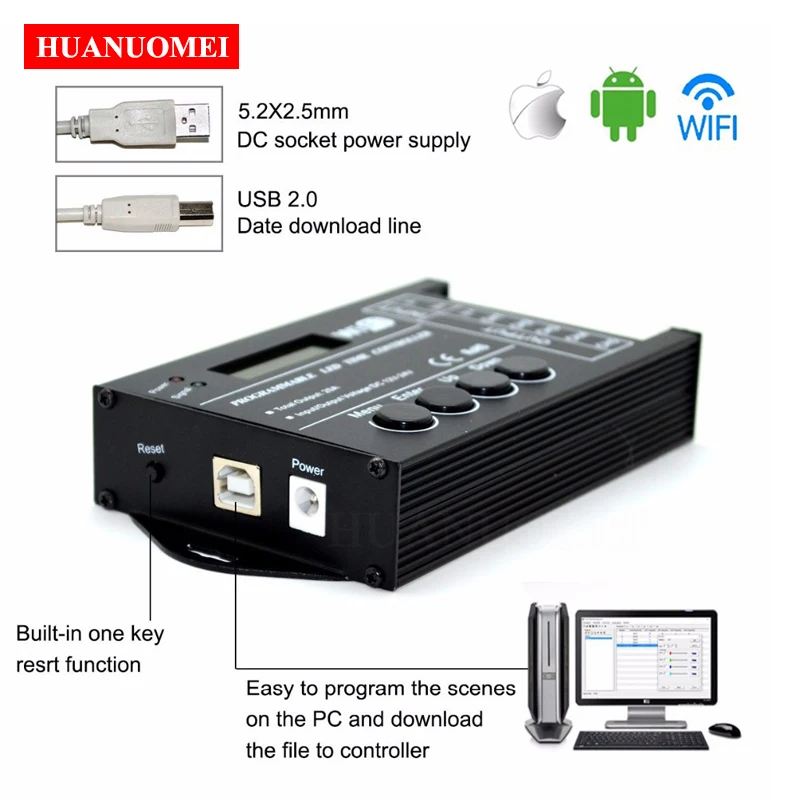 Wi Fi TC420 программируемый светодиодный контроллер времени аквариумный светильник