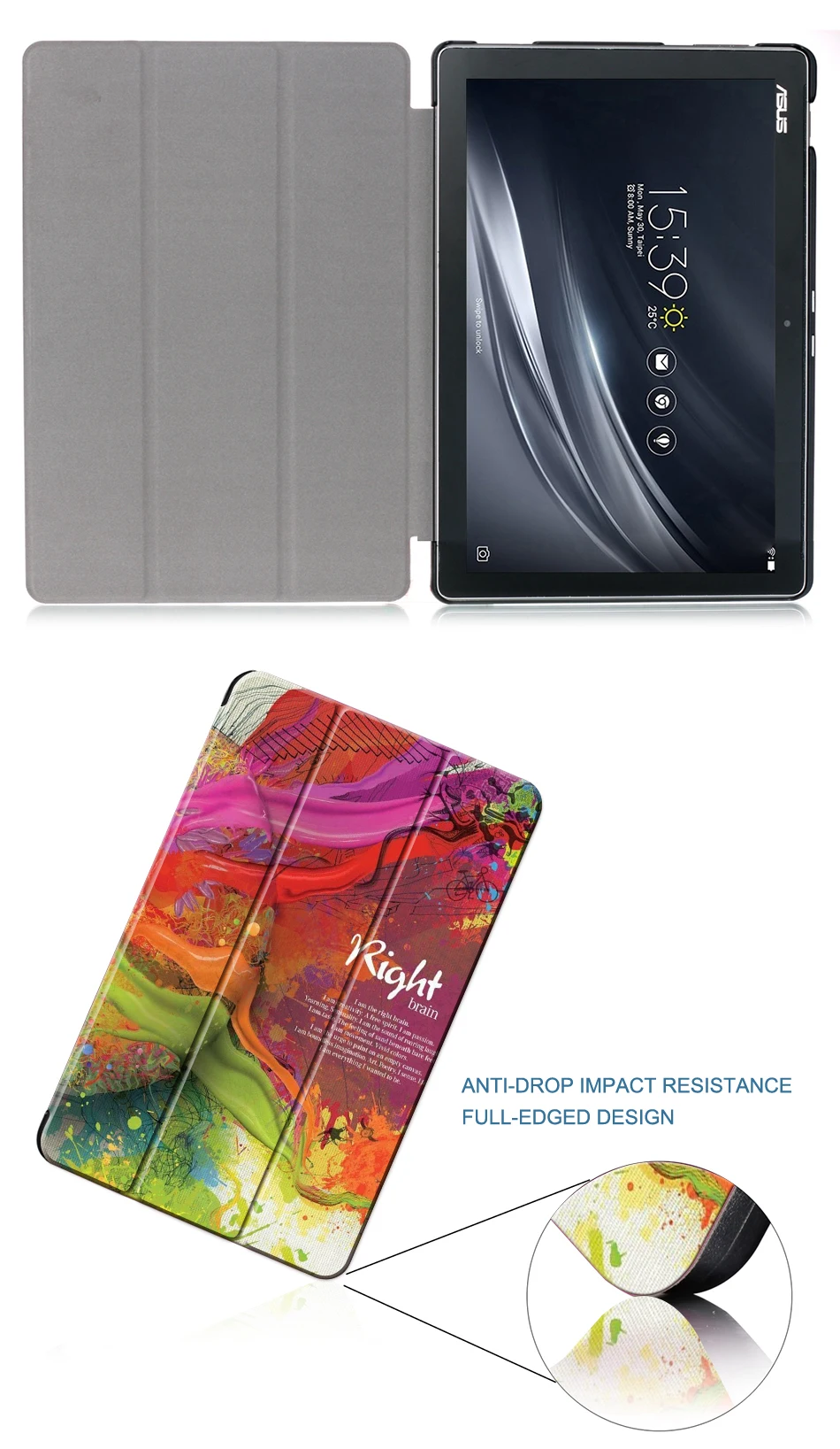 MTT из искусственной кожи чехол для ASUS ZenPad 10 Z300 Z300C Z300CL Z300CG Z300M Z301MFL Z301ML Z301 10,1 дюймов откидная крышка Подставка планшет чехол