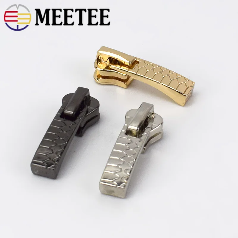 Набор для ремонта Meetee 5 # 10 шт. металлический слайдер на молнии пулер шитья сумки