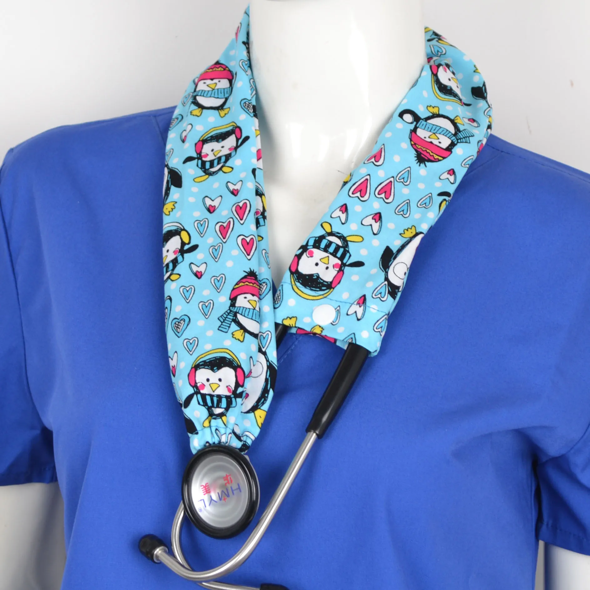 

Medical stethoscope cover cotton material in red