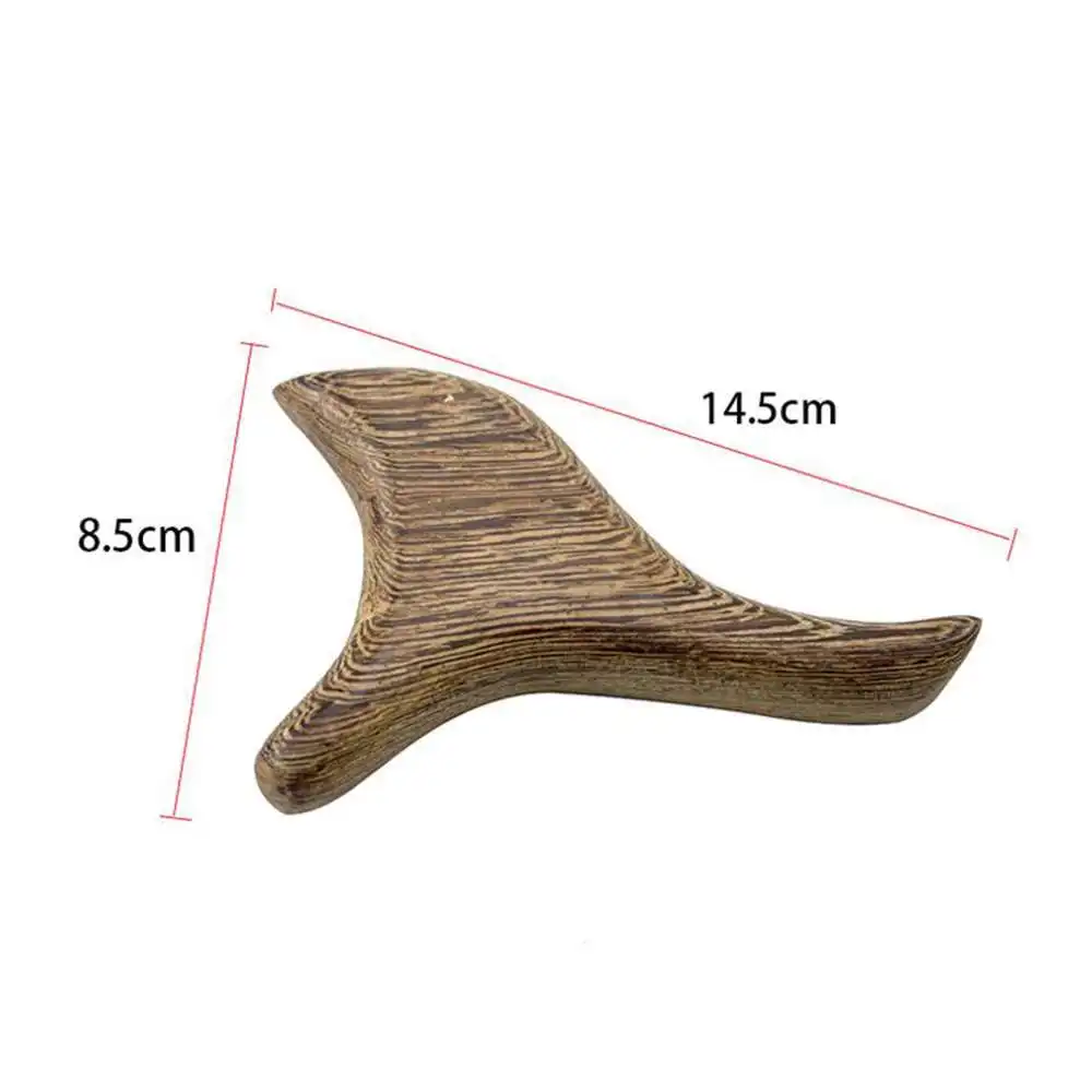 

2 Pcs Body Trigeminal Massage Wood Massager Reflexology Wooden SPA Therapy Tool Foot Acupuncture Stick Supplies