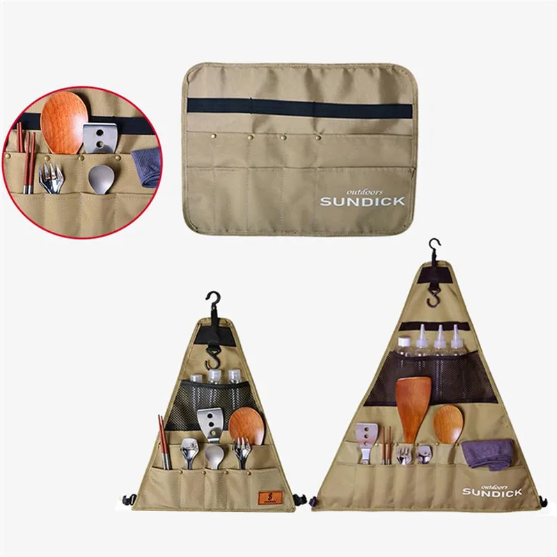 

Outdoor Tableware Storage Bag BBQ Storage Pack Holder Camping Tableware Cutlery Storage Chopsticks Spoon Fork Organizer Wholesal