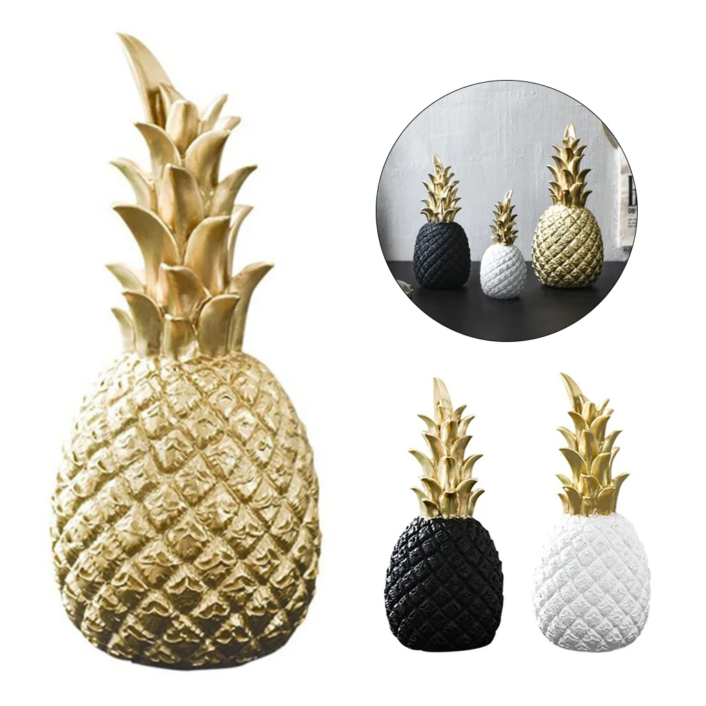 Аксессуары для украшения дома фигурка в форме ананаса 3 цвета миниатюрные
