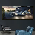 Постеры для автомобиля Le Mans, 24 часа, 917k, Картина на холсте, Скандинавская Настенная картина для гостиной, домашний декор, без рамки