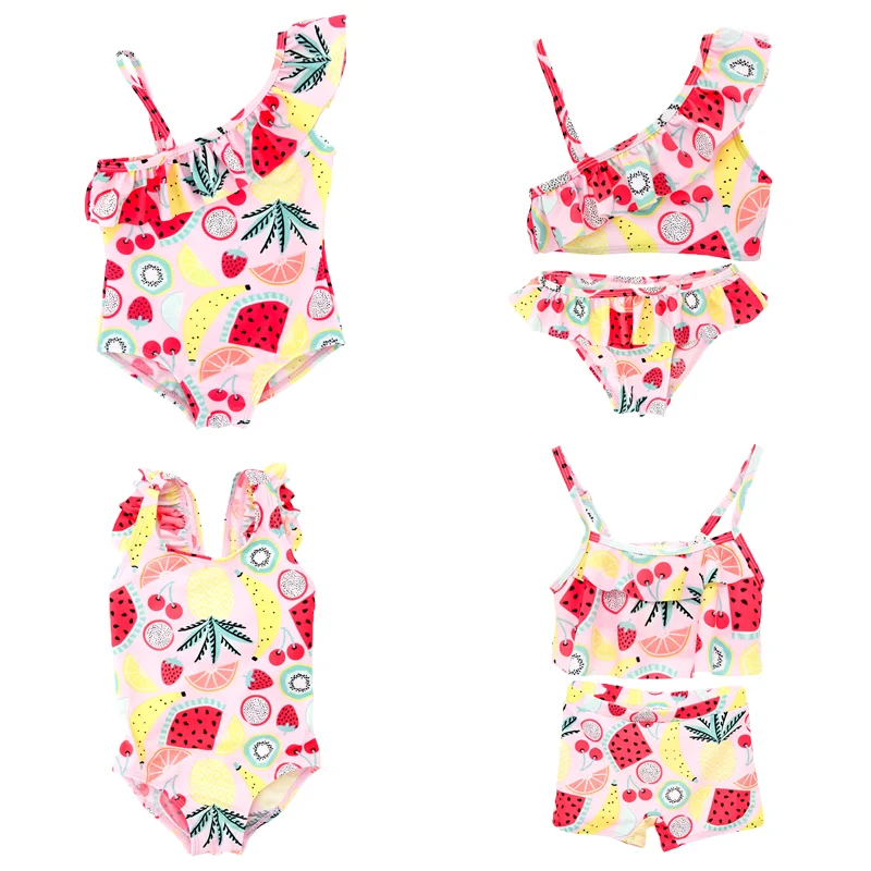 Купальный костюм Honeyzone для маленьких девочек летний купальник на бретельках без