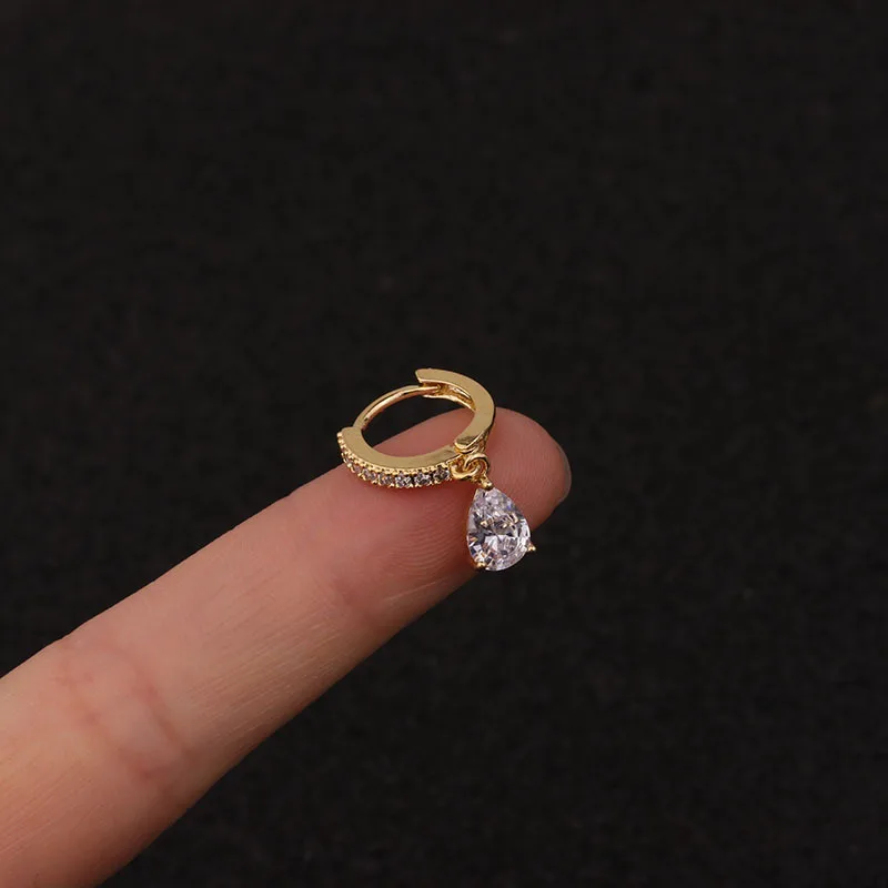 

1PC Heart Star Flowers Moon Lightning Cross Cuff Hoop Earring Cartilage Nose Piercing Jewelry Cartilage Earring