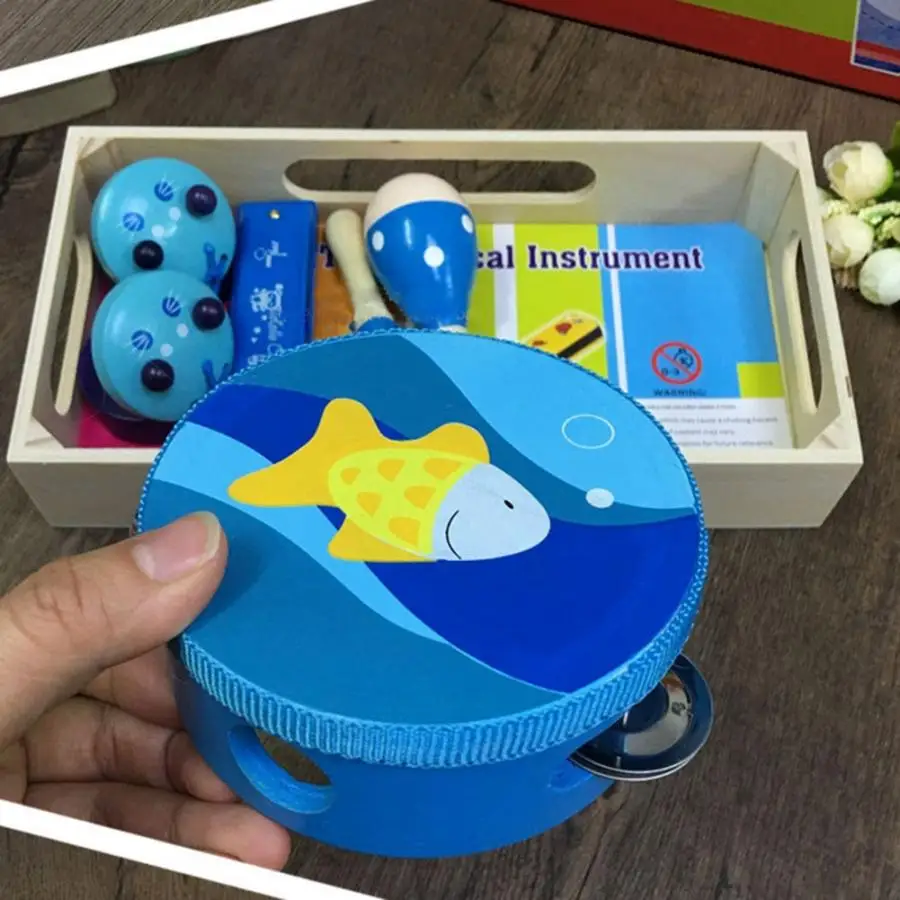 Музыкальные инструменты игрушки для детей погремушка набор губных гармоник