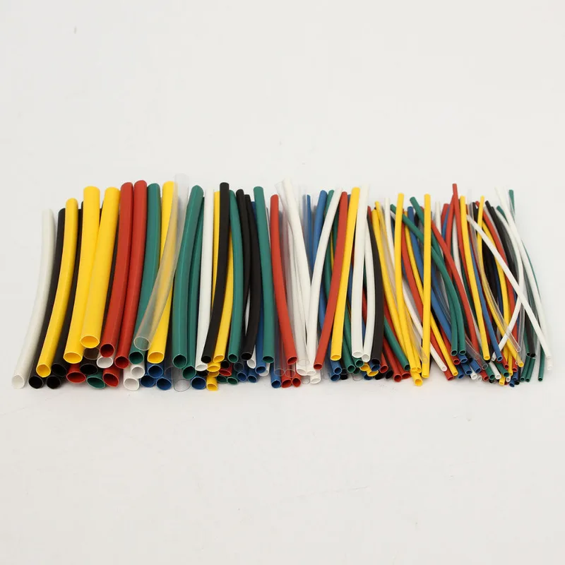 

140Pcs Car Electrical Cable Heat Shrink Tube Tubing For Wrap Sleeve Assorted 5 Sizes 7 Colors Polyolefin New Electric Unit Part