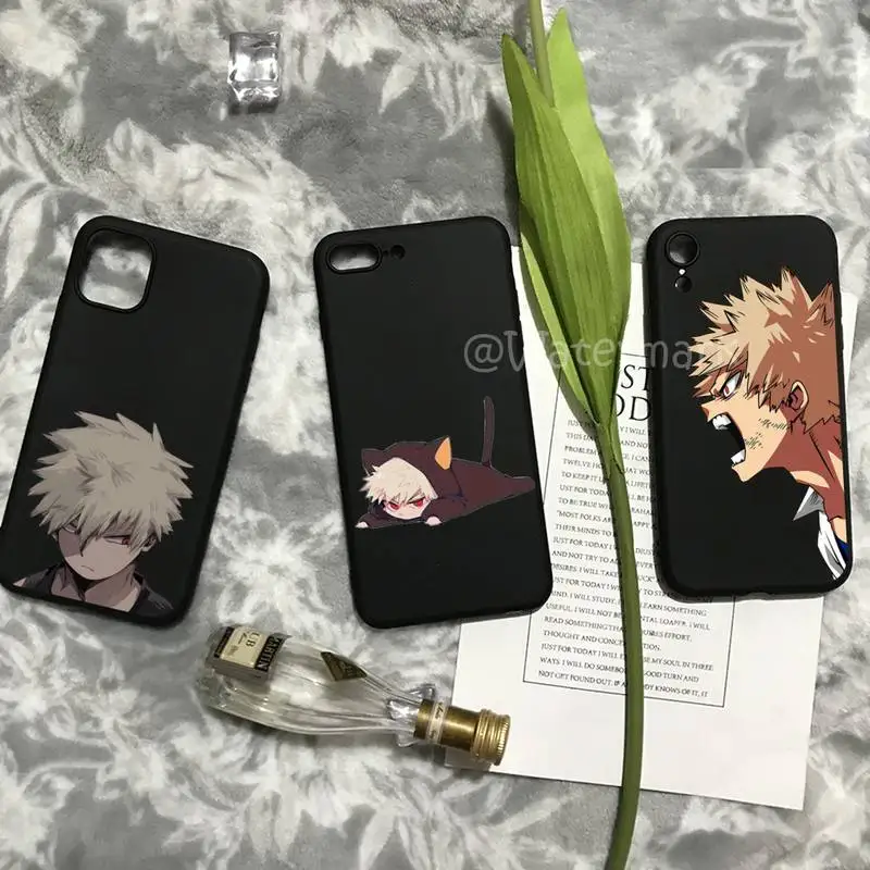 

Bakugo Katsuki My Hero Academia Phone Case For IPhone 12 11 Pro Max 7 8 6 6s Plus X Xs Xr 5 5s Se 2020 Silicone Cover