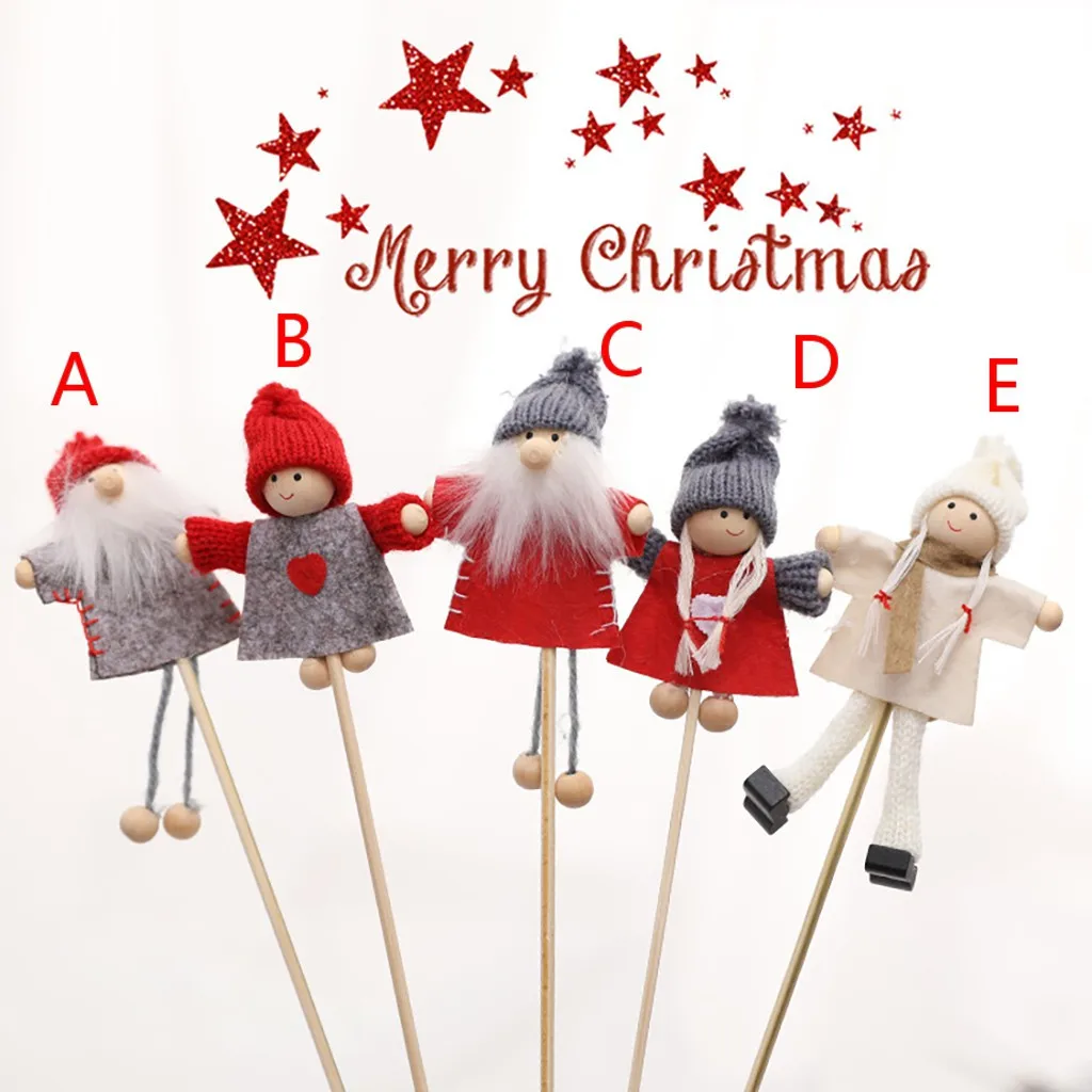 Рождественские игрушки для кукол Санта Клаус Снеговик Лось Рождественская елка