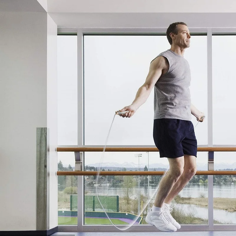 

Jump Rope Professional TPU Non-slip Handle Weight Skip Rope Length Adjustable Wire Rope Home Fitness Boxing Training Equipment