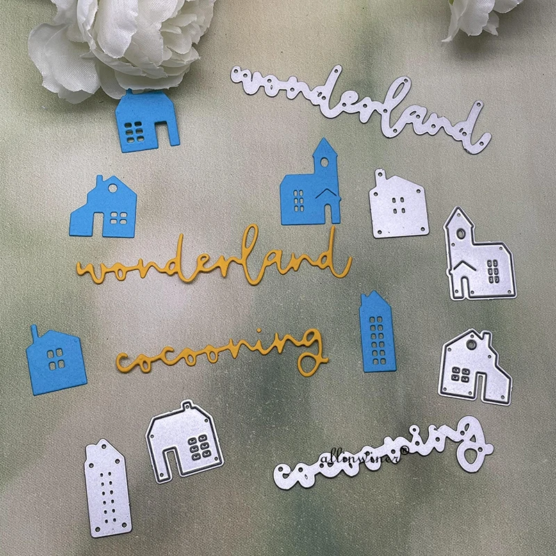 

Шаблон-трафарет с надписью «House»