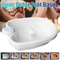 home mini detox foot spa machine cell ionic cleanse device ionic detox foot spa aqua foot bath massage detox foot bath basin
