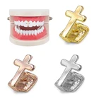 Верхняя и нижняя решетки для зубов в стиле хип-хоп, верхняя и нижняя решетки для зубов в стиле панк, кепки для зубов для косплея, Ювелирное Украшение в подарок, 2020