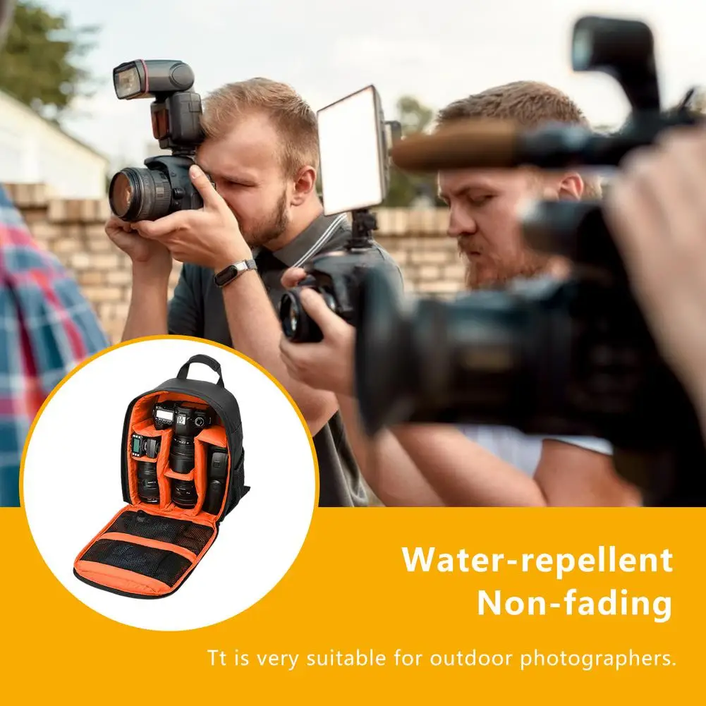 storage bag for camera waterproof outdoor backpack for video digital camera dslr lens carrying travel case for nikon canon free global shipping