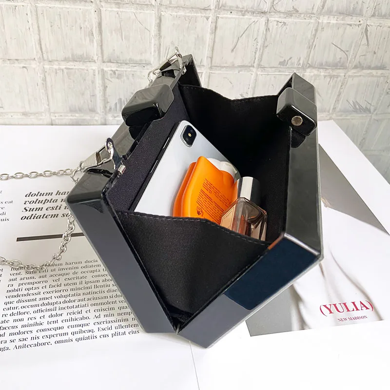 Новая женская сумка мессенджер брендовая модная Элегантная акриловая вечерняя