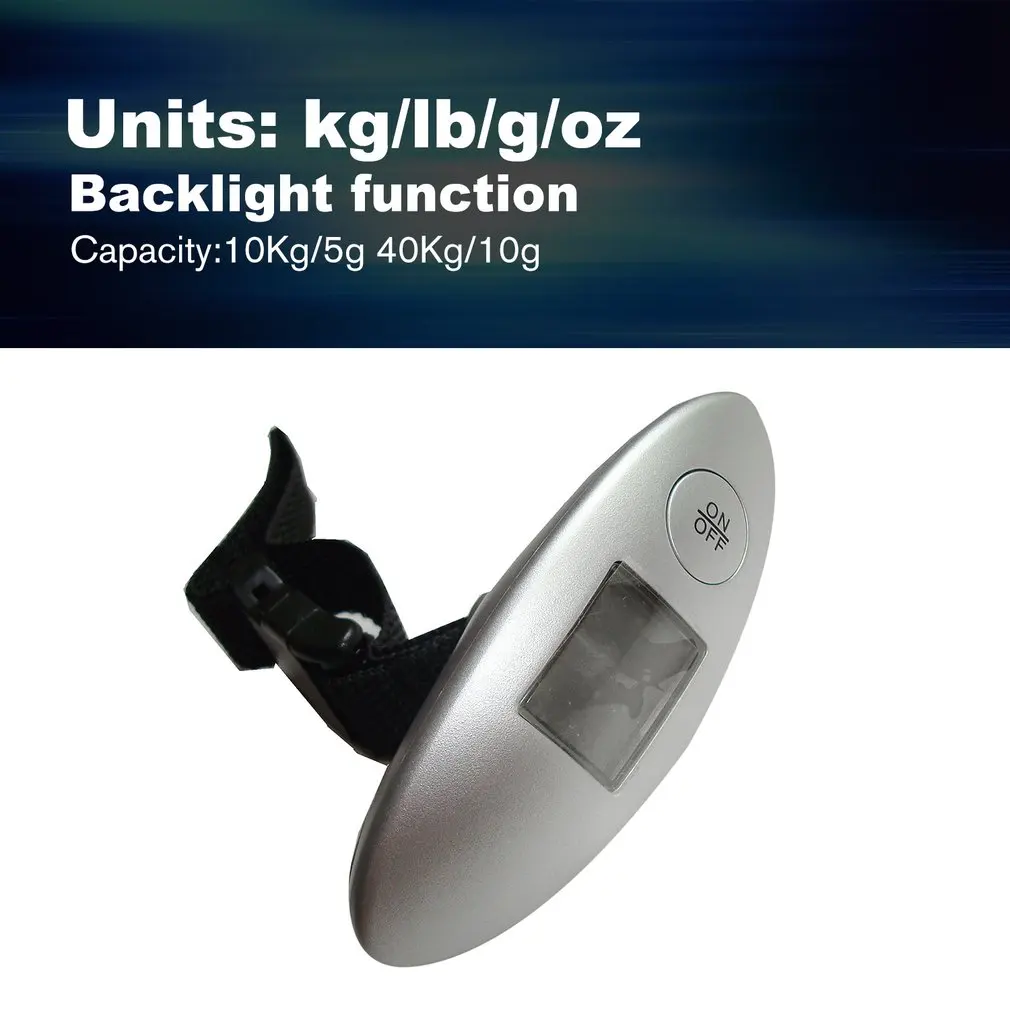 GY-019 мини электронные портативные весы для багажа Многофункциональные 40 кг 0 001