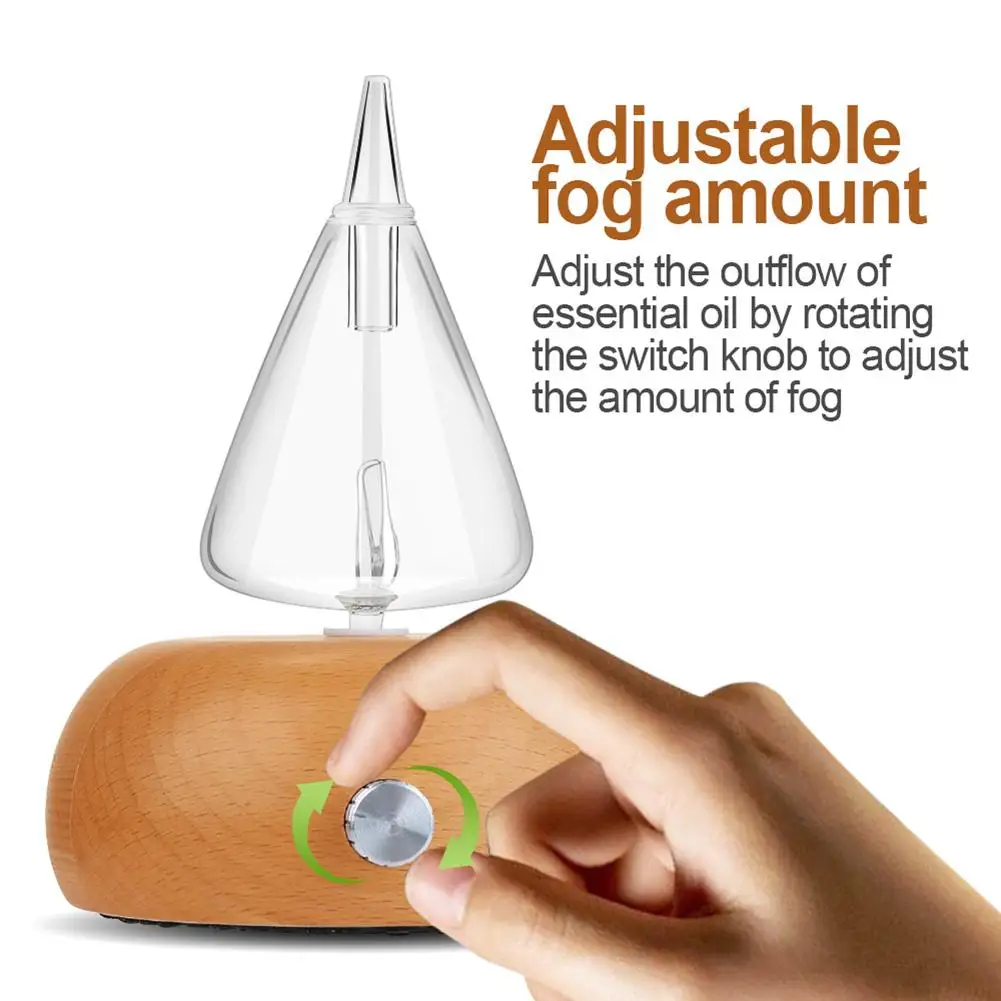 Деревянные зерна отрицательных ионов ароматизатор диффузор домашний маленький