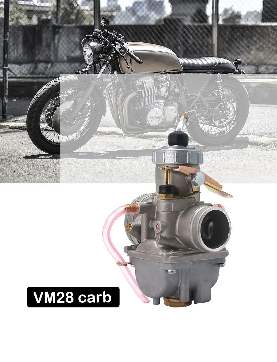 Sclmotos-Mikuni Карбюратор круглый слайд VM серии VM28 32 мм ручной демпфер Carb 2 T/4 T двигатель для Yamaha ATV мотокросса эндуро