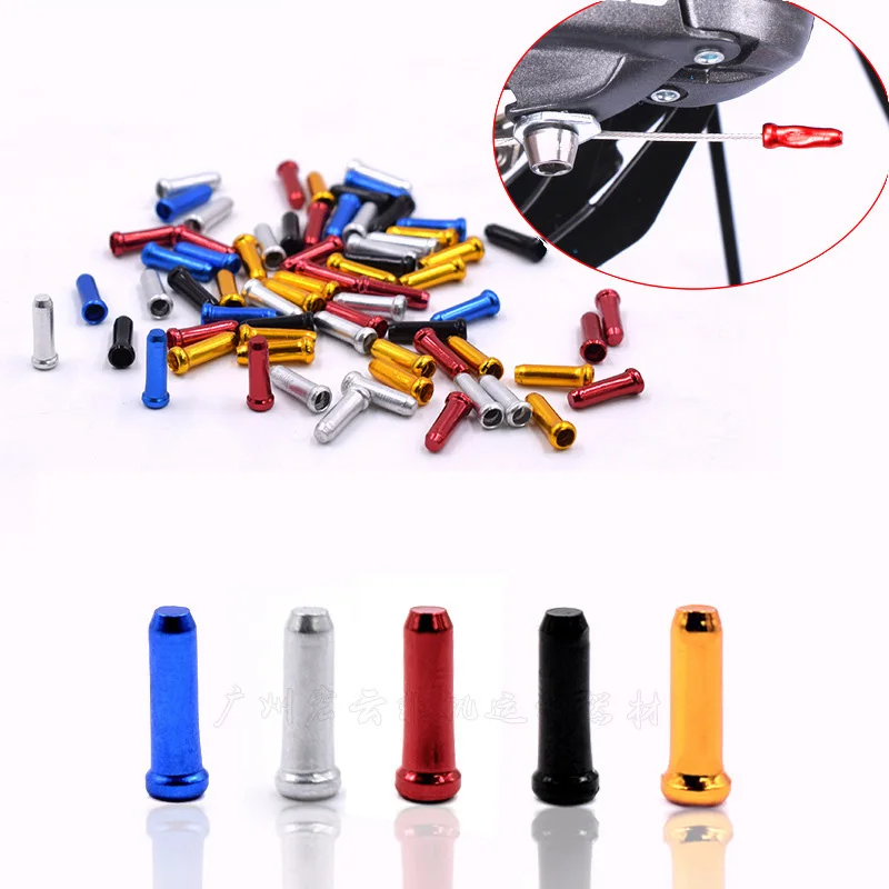 

Наконечники тормозных наконечников для велосипеда, 100 шт.