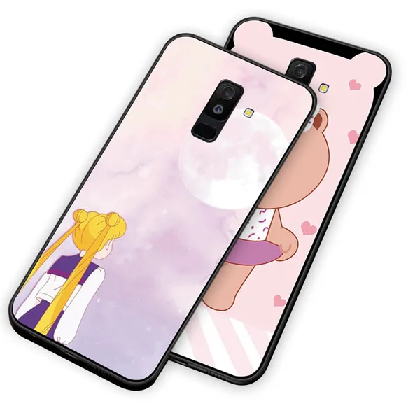 Милый силиконовый чехол для телефона из ТПУ samsung A6plus A8 Flower Grass мягкий Galaxy C7pro C9pro |
