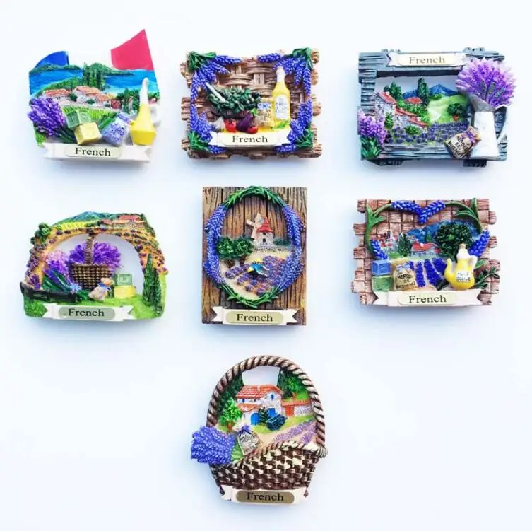 Франция Лаванда в Провансе магниты на холодильник сувениры для путешествий